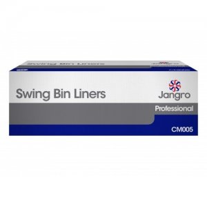 Jangro White Swing Bin Liners