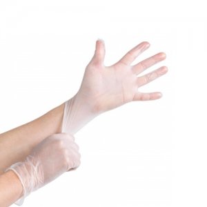 Clear Vinyl Gloves 100pk
