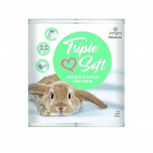 Jangro Premium Triple Soft Toilet Tissue 160 Sheet, 40 Case Pack, 3 ply