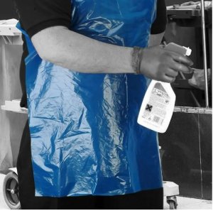 Polyco Healthline Blue Aprons 5 Rolls Of 200 (27