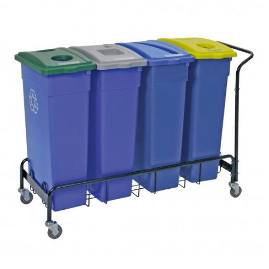 90L SLIMLINE RECYCLING BIN