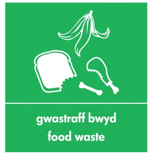 WELSH BIN RECYCLING STICKERS