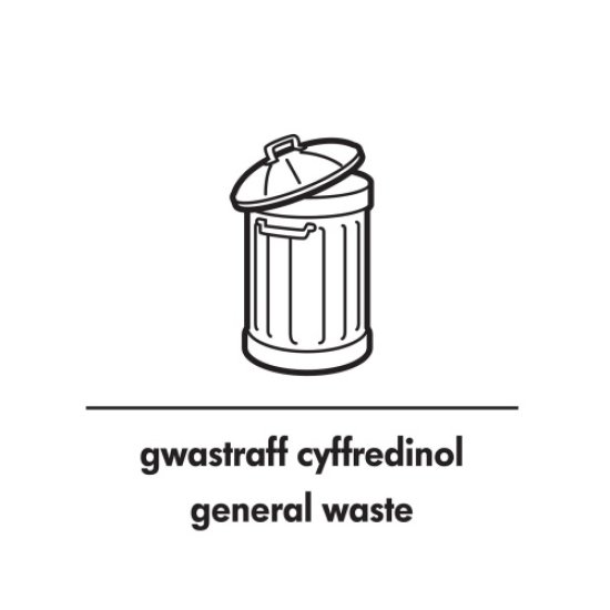 WELSH BIN RECYCLING STICKERS