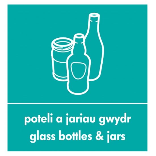 WELSH BIN RECYCLING STICKERS