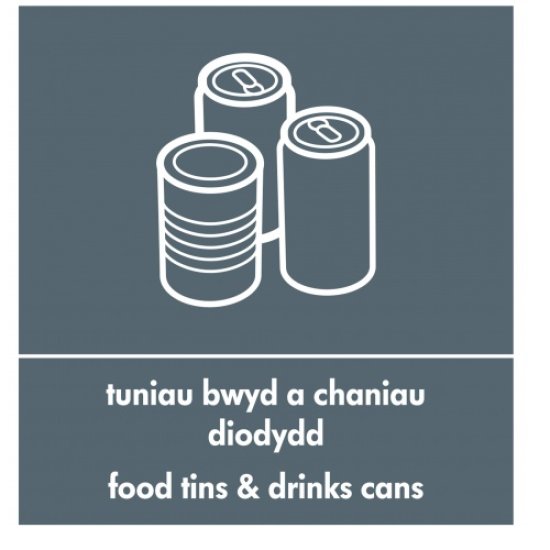 WELSH BIN RECYCLING STICKERS
