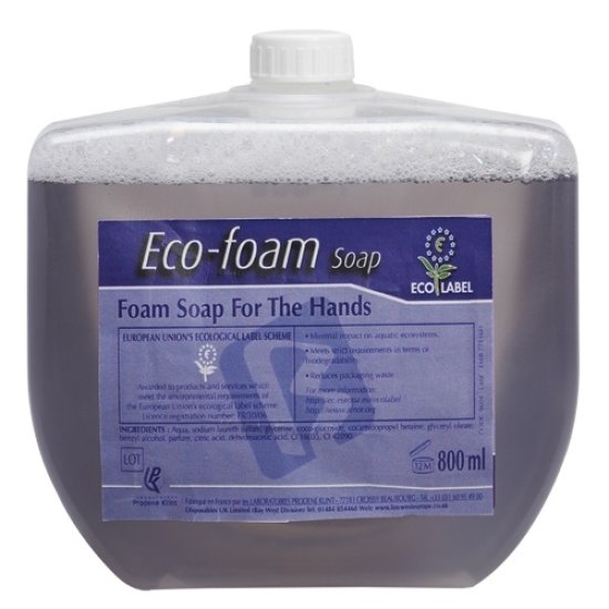 BAYWEST NORTH SHORE ECO-FOAM SOAP 8 X 800ML 