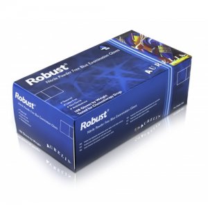 Supermax Aurelia Blue Robust Nitrile Gloves 100 pack