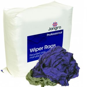 Jangro Professional Yellow Label Wiper Rags - 10kg