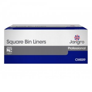 Jangro White Square Bin Liners